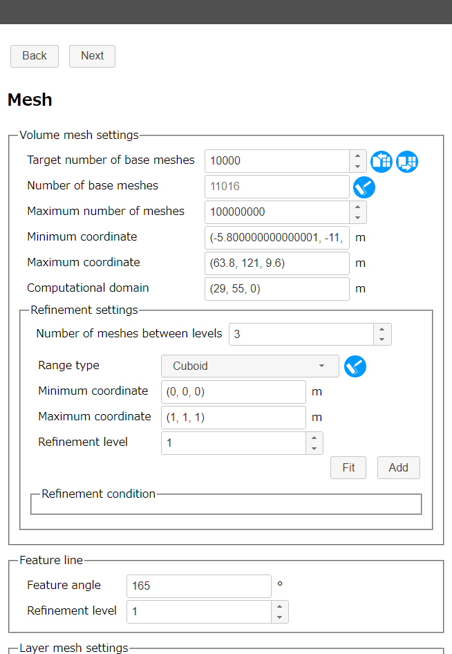 Mesh-control