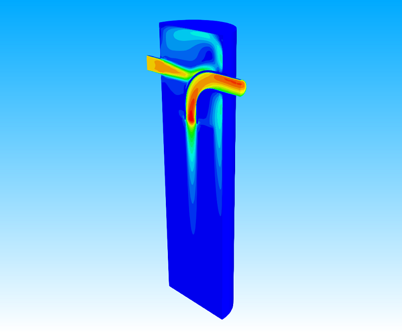 Calculation example (flow velocity)