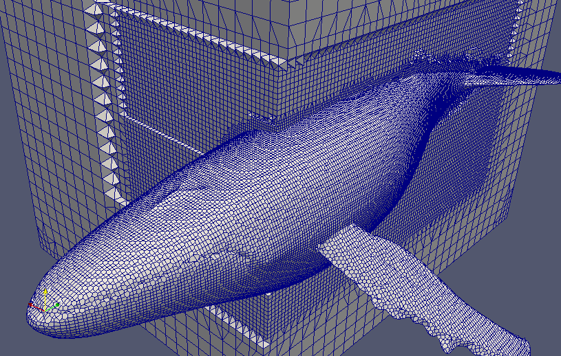 Mesh creation result